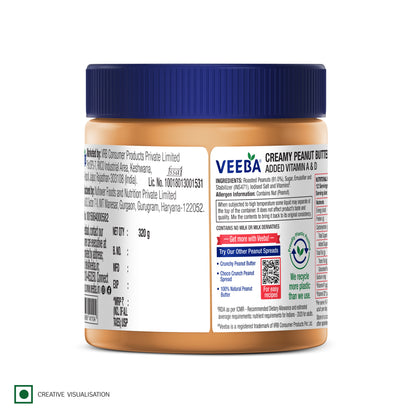 Creamy Peanut Butter added Vitamin A & D (320 g)
