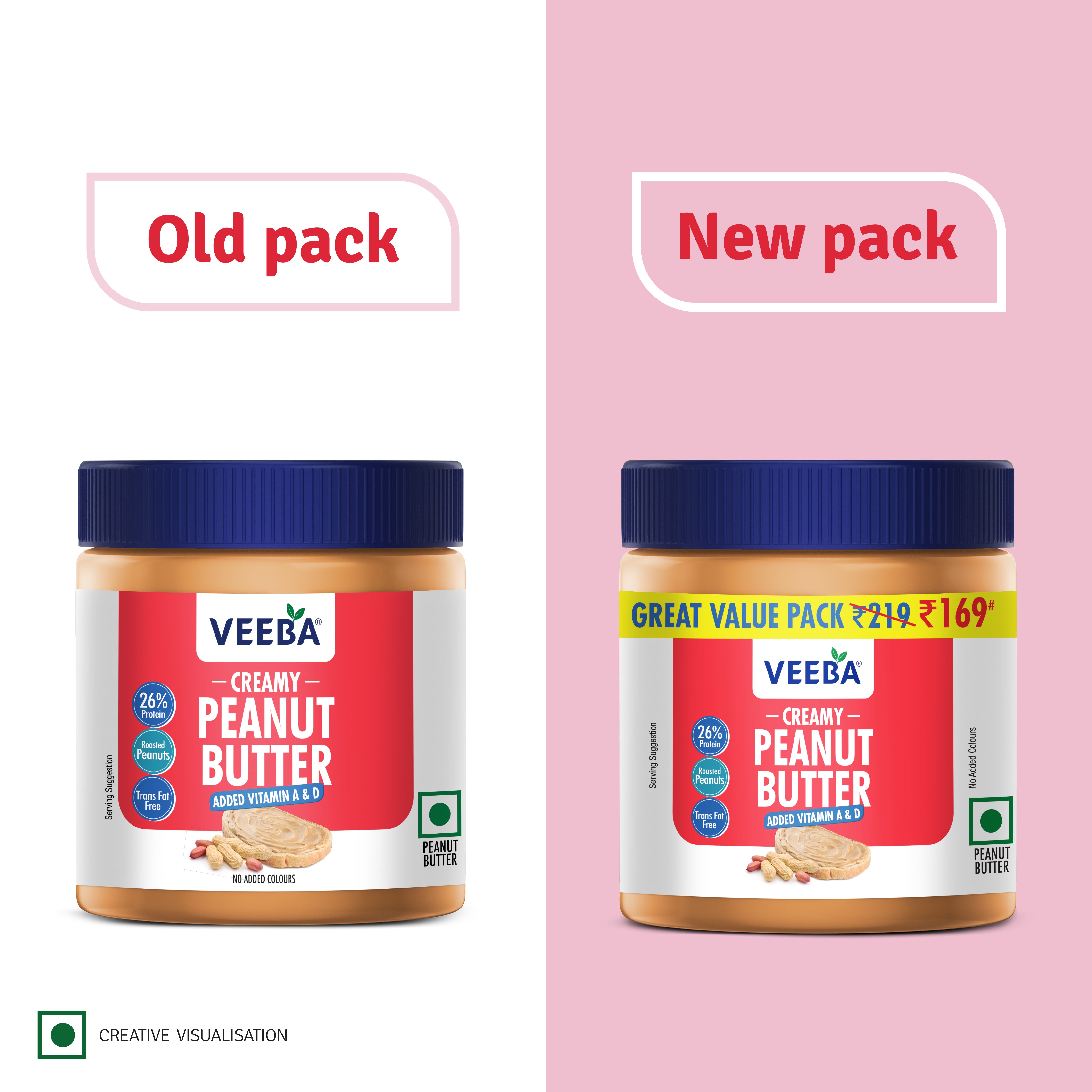 Creamy Peanut Butter added Vitamin A & D (320 g)
