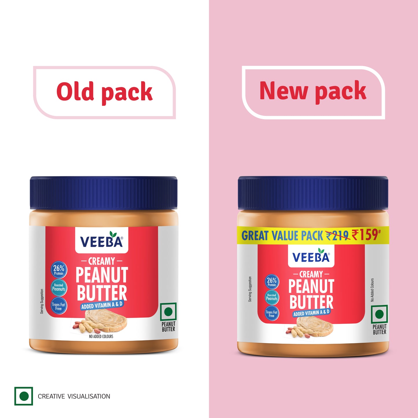 Creamy Peanut Butter added Vitamin A & D (320 g)