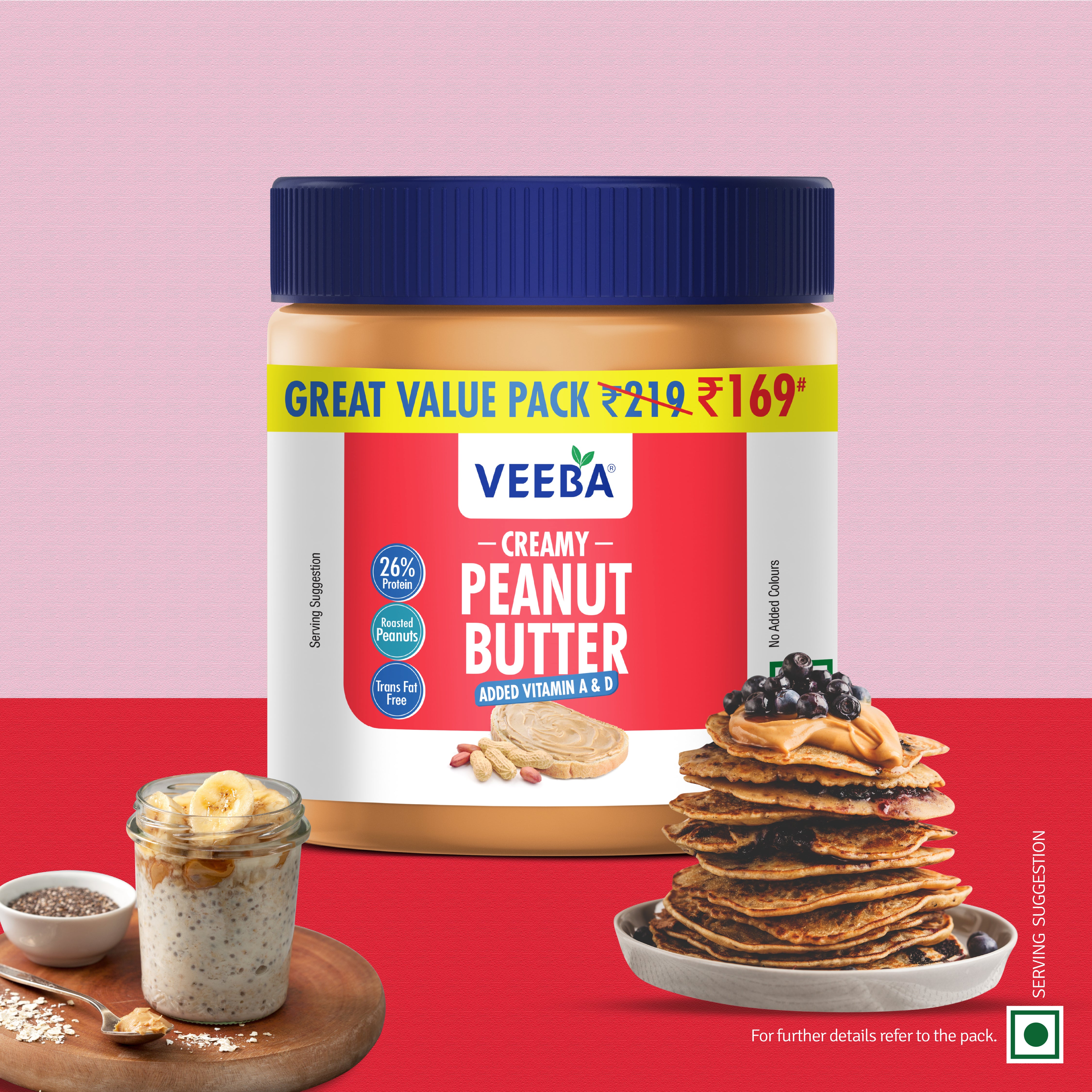Creamy Peanut Butter added Vitamin A & D (320 g)