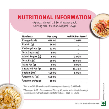 Creamy Peanut Butter added Vitamin A & D (320 g)