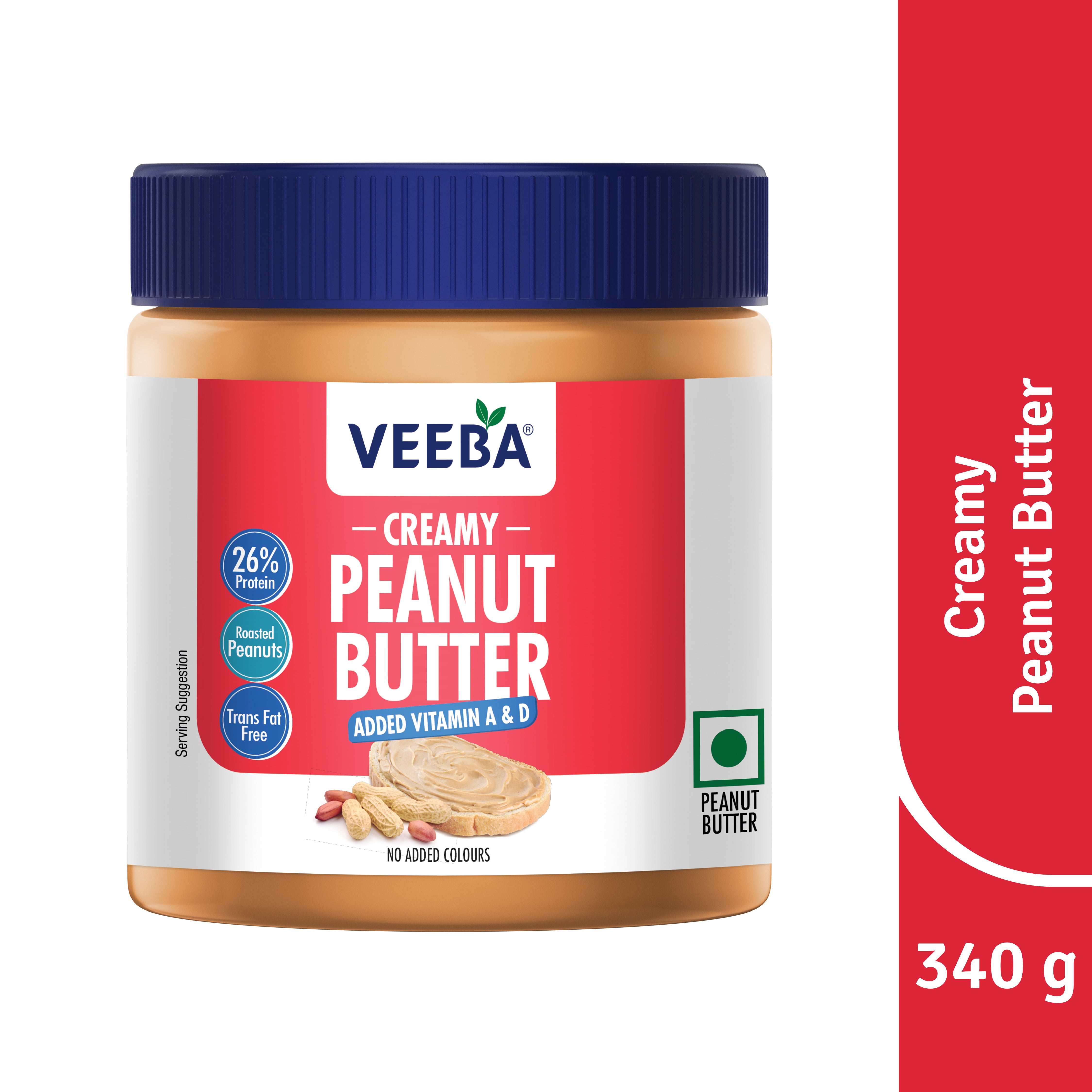 Creamy Peanut Butter added Vitamin A & D (340 g)