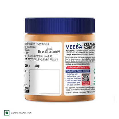 Creamy Peanut Butter added Vitamin A & D (340 g)