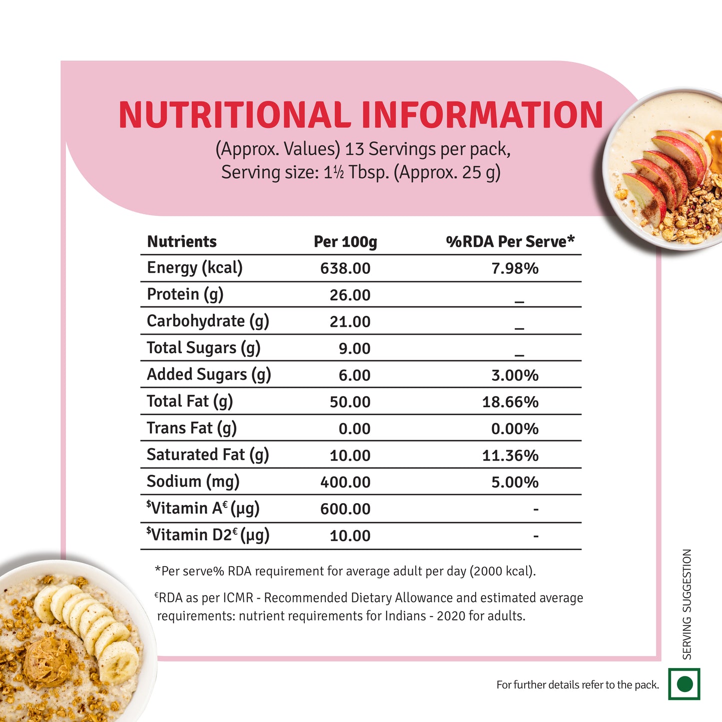 Creamy Peanut Butter added Vitamin A & D (340 g)