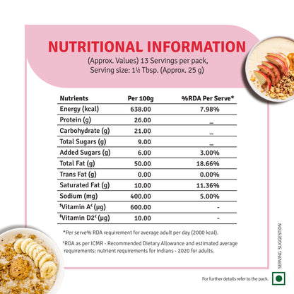 Creamy Peanut Butter added Vitamin A & D (340 g)