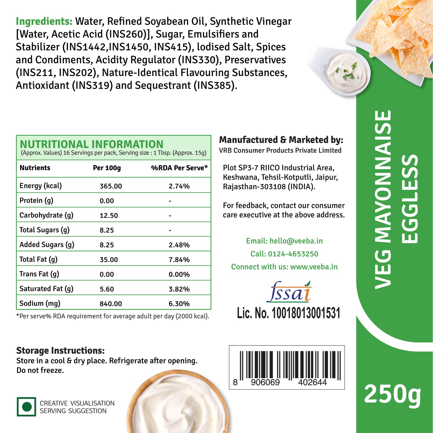 Eggless Mayonnaise(250g) | Thousan Island Sandwich Spread (250g) | Yellow Mustard Sauce (320 g)