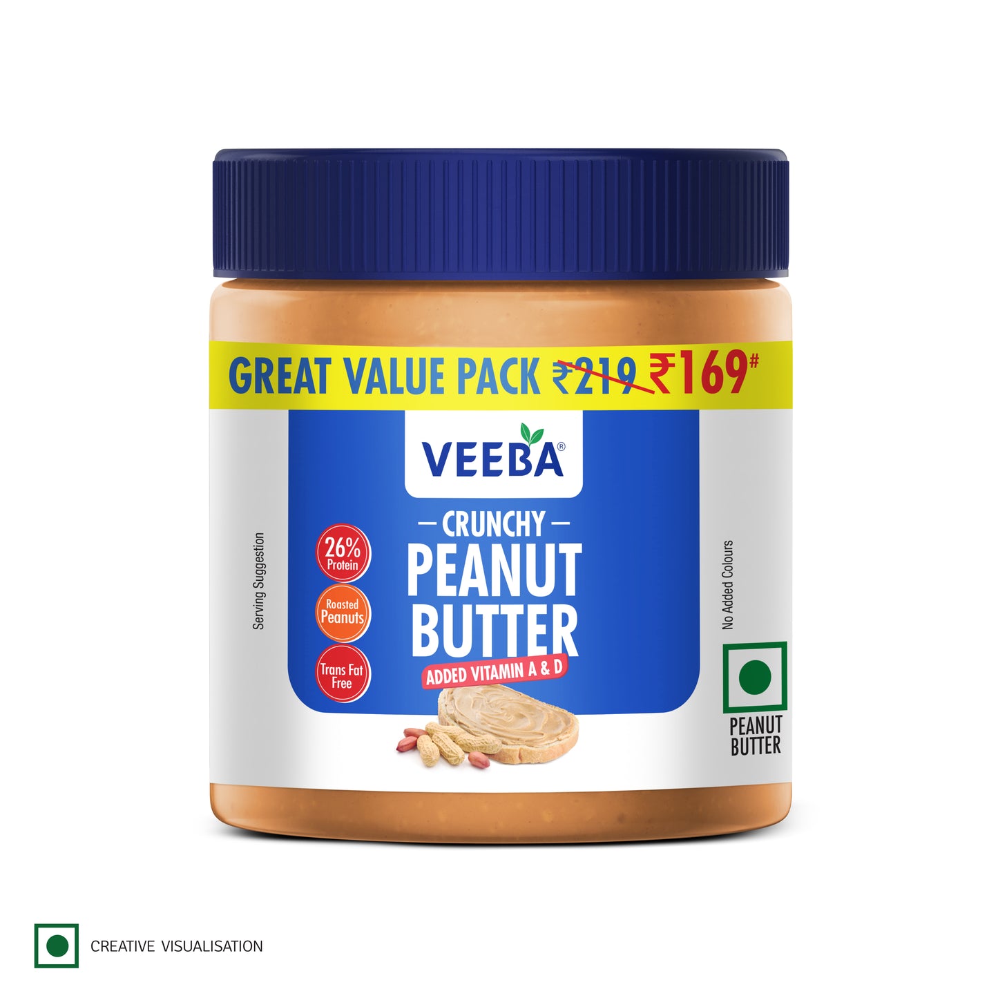 Crunchy Peanut Butter added Vitamin A & D (320 g)