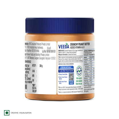 Crunchy Peanut Butter added Vitamin A & D (320 g)
