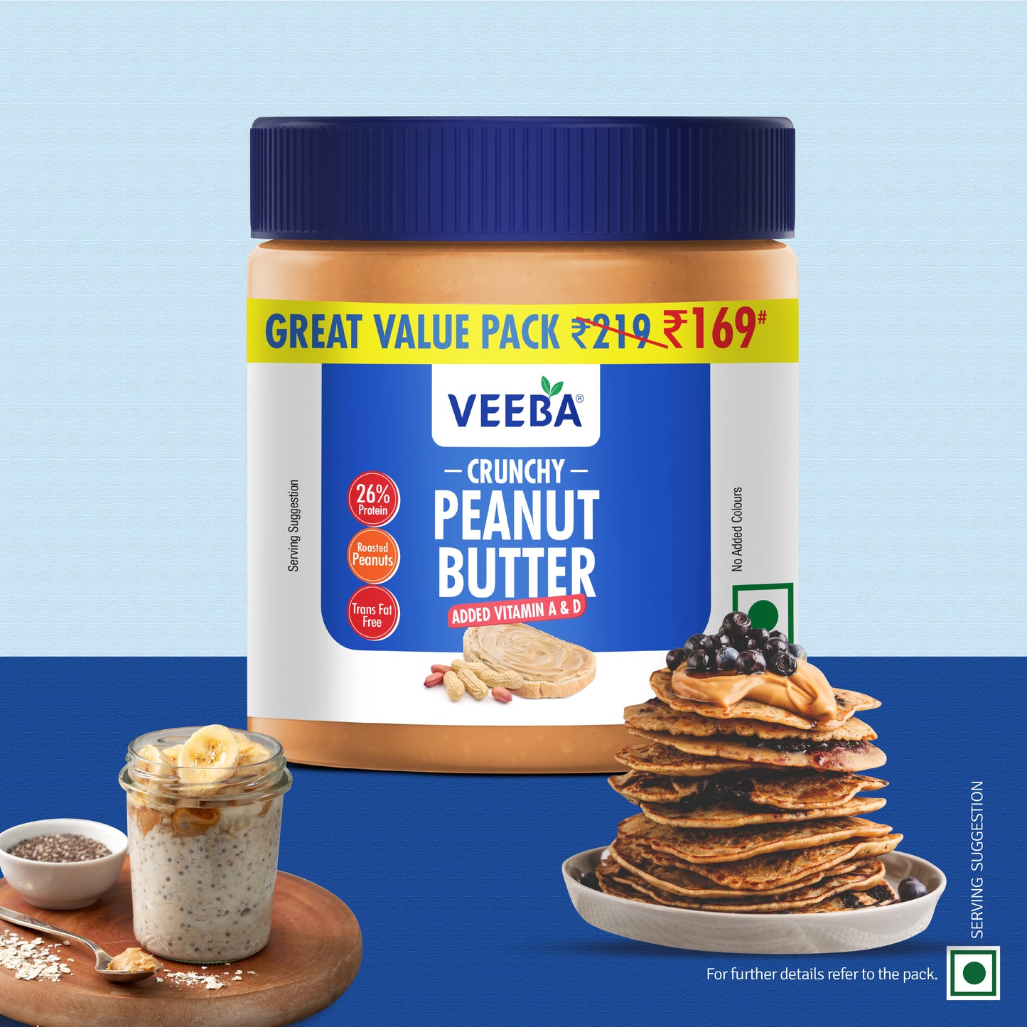 Crunchy Peanut Butter added Vitamin A & D (320 g)