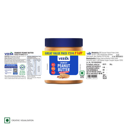 Crunchy Peanut Butter added Vitamin A & D (320 g)