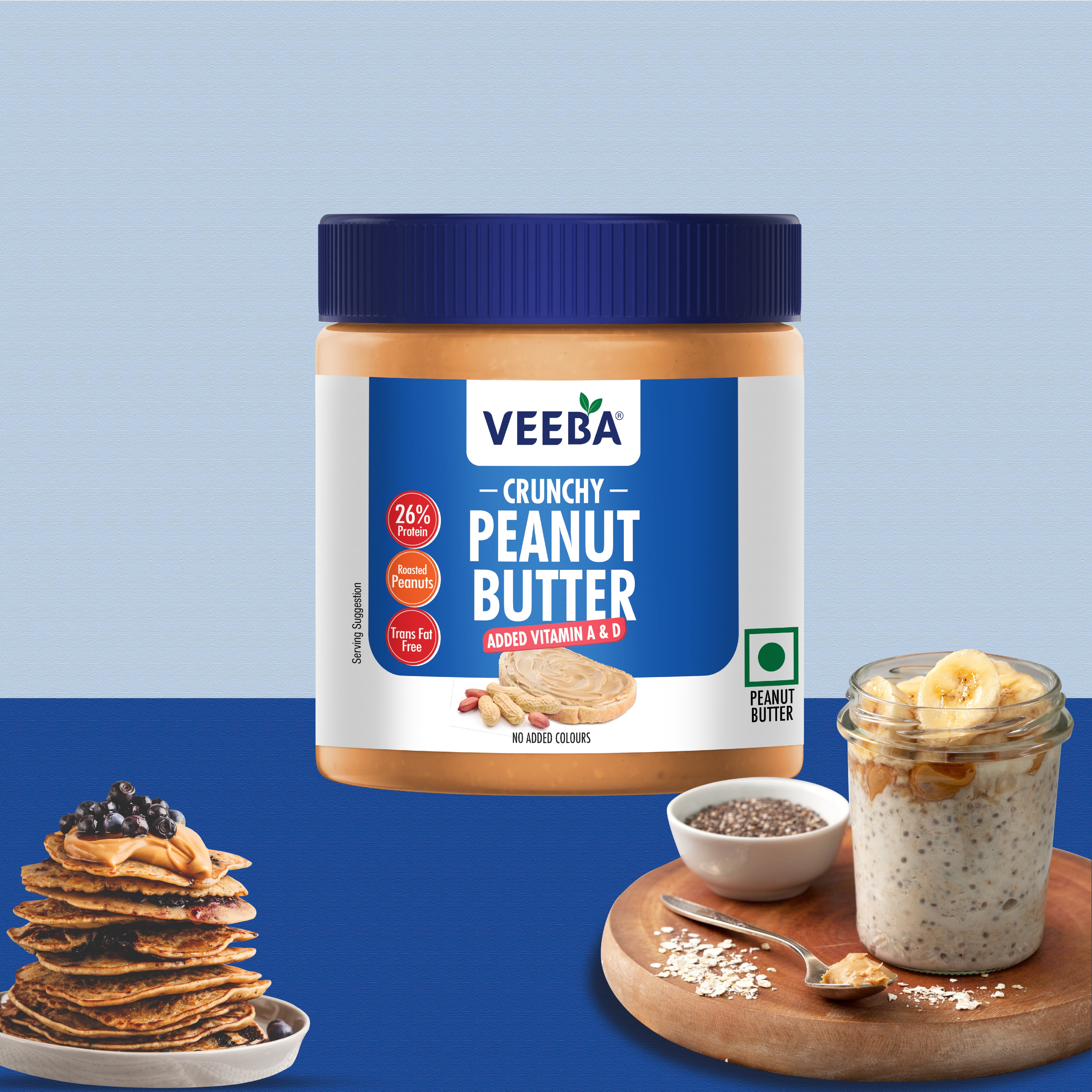 Crunchy Peanut Butter added Vitamin A & D (340 g)