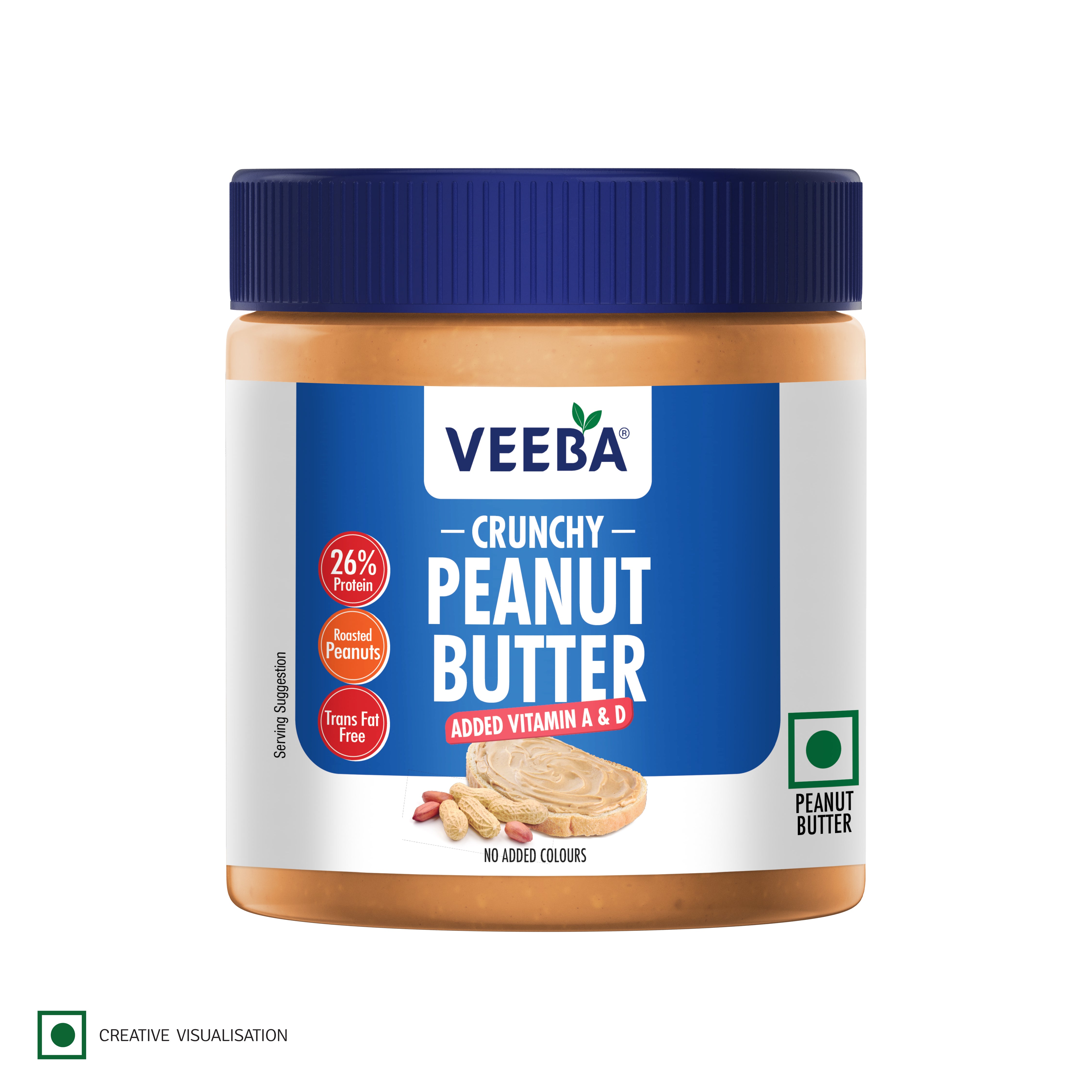 Crunchy Peanut Butter added Vitamin A & D (340 g)