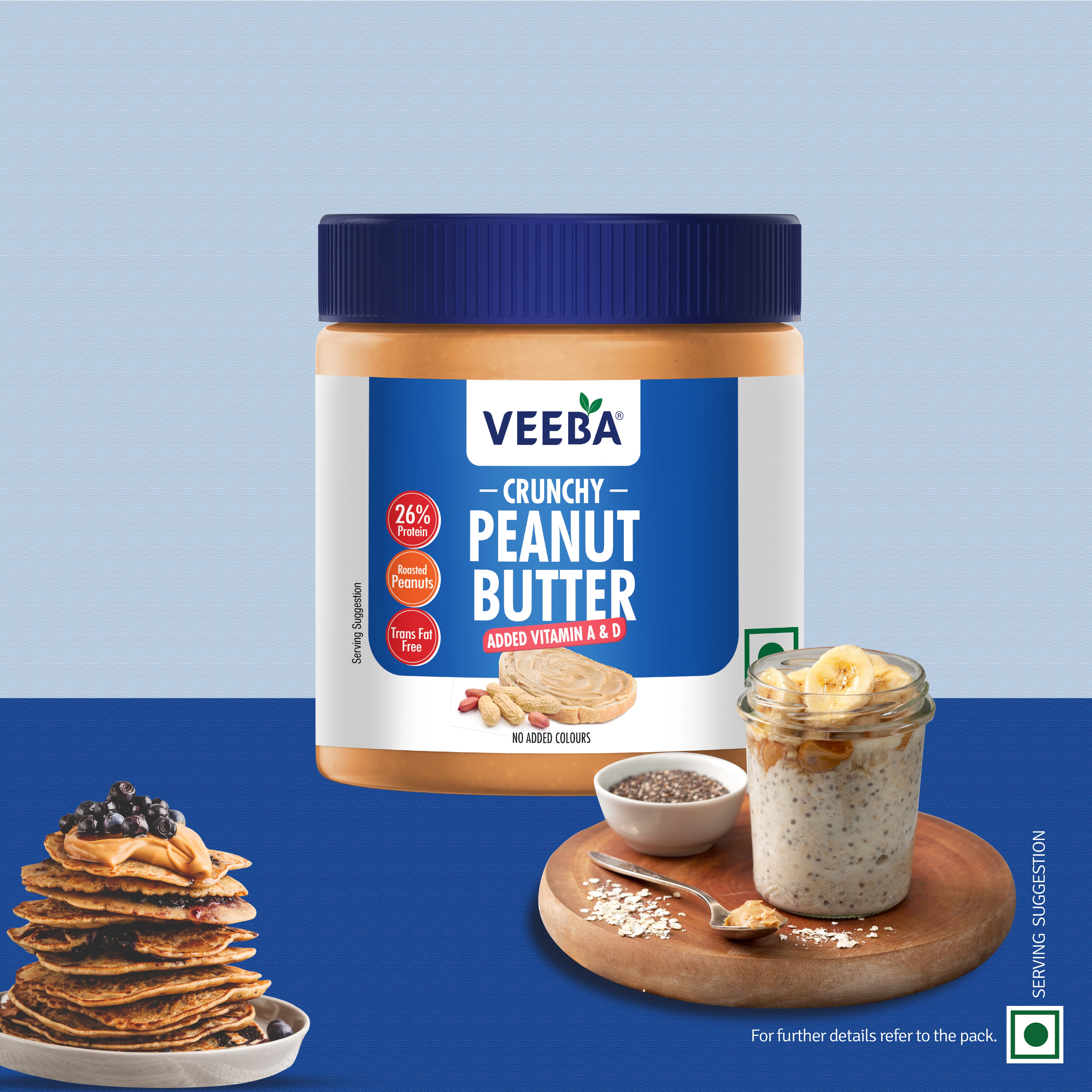 Crunchy Peanut Butter added Vitamin A & D (340 g)