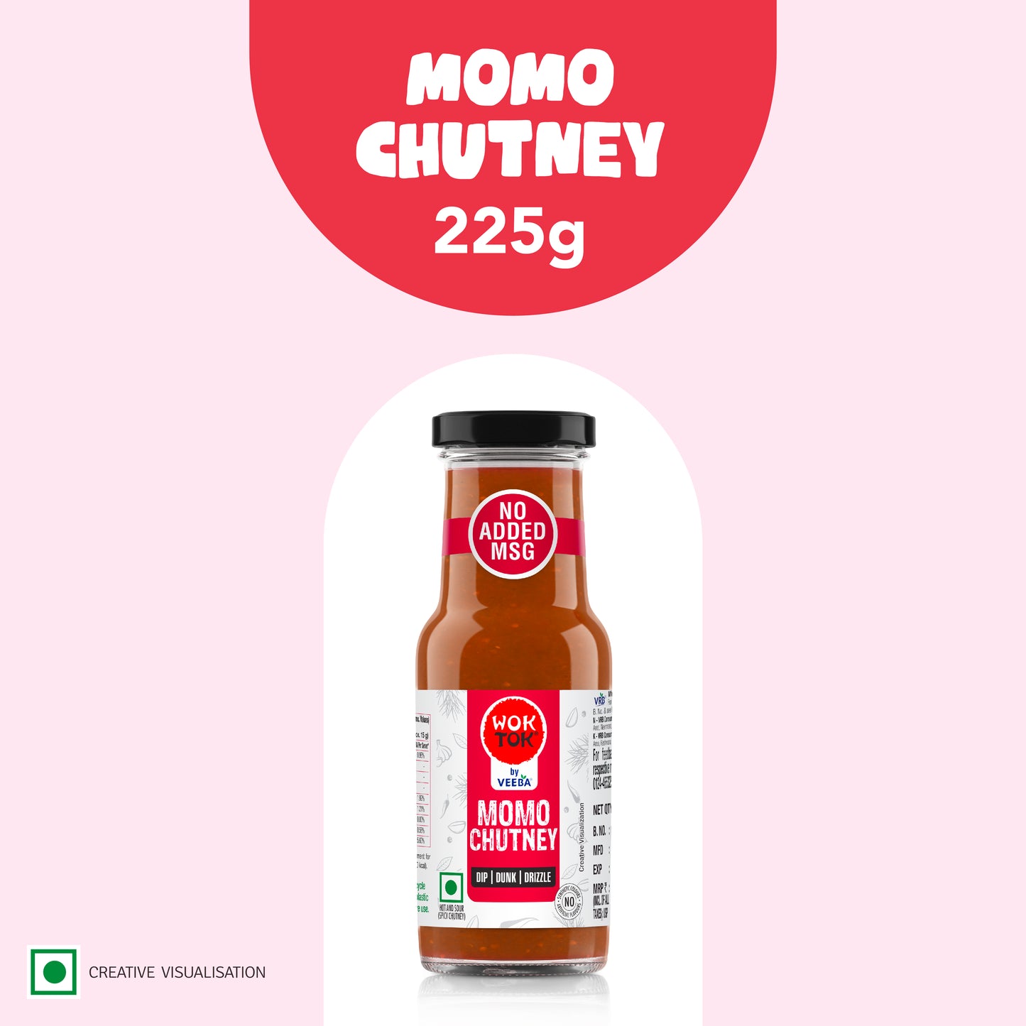 Wok Tok By Veeba Momo Chutney 225G