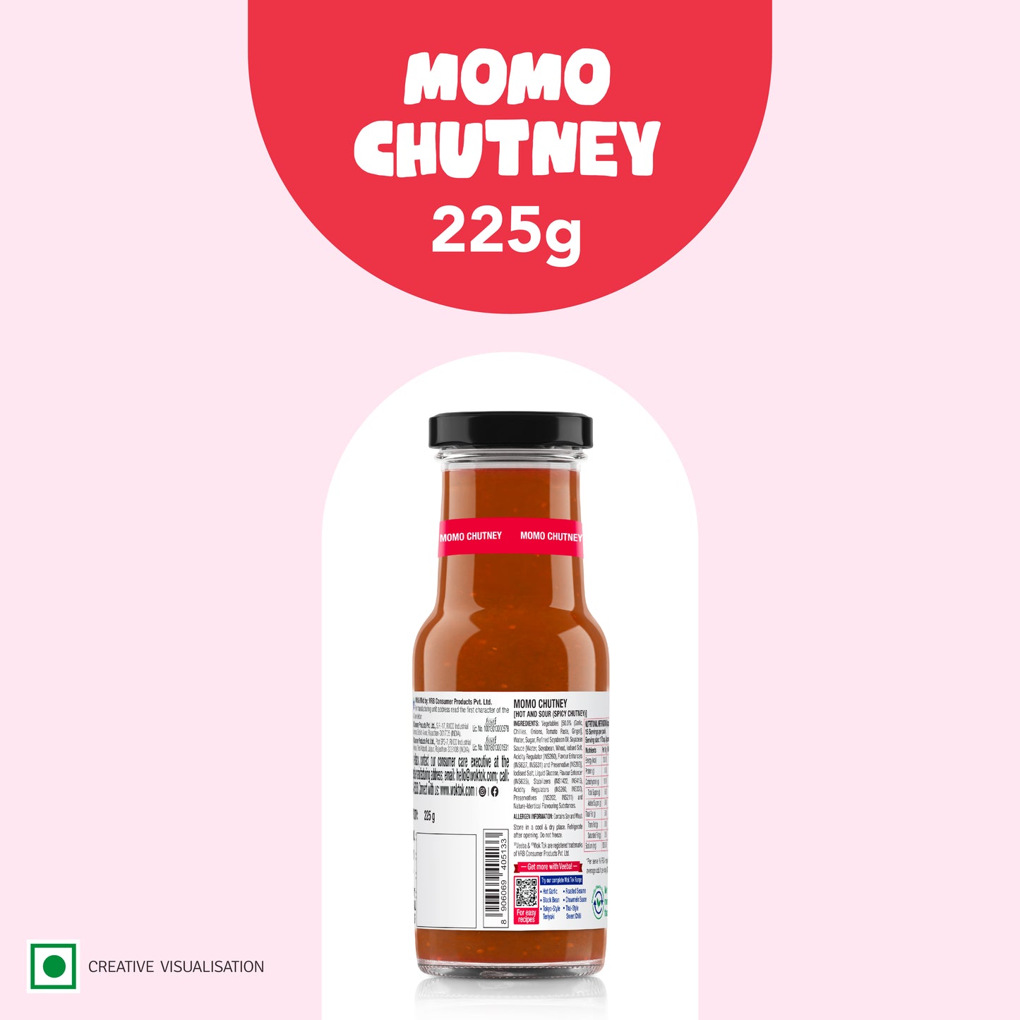 Wok Tok By Veeba Momo Chutney 225G