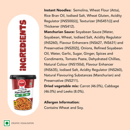 Instant Cup Noodles Manchurian