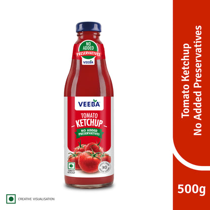 Veeba Tomato Ketchup No Added Preservatives (500G)