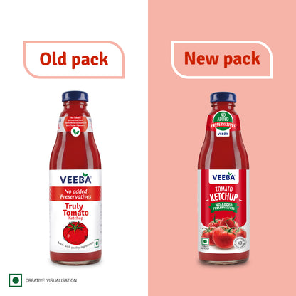 Veeba Tomato Ketchup No Added Preservatives (500G)