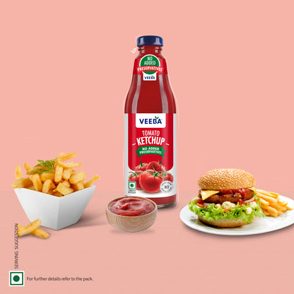 Veeba Tomato Ketchup No Added Preservatives (500G)