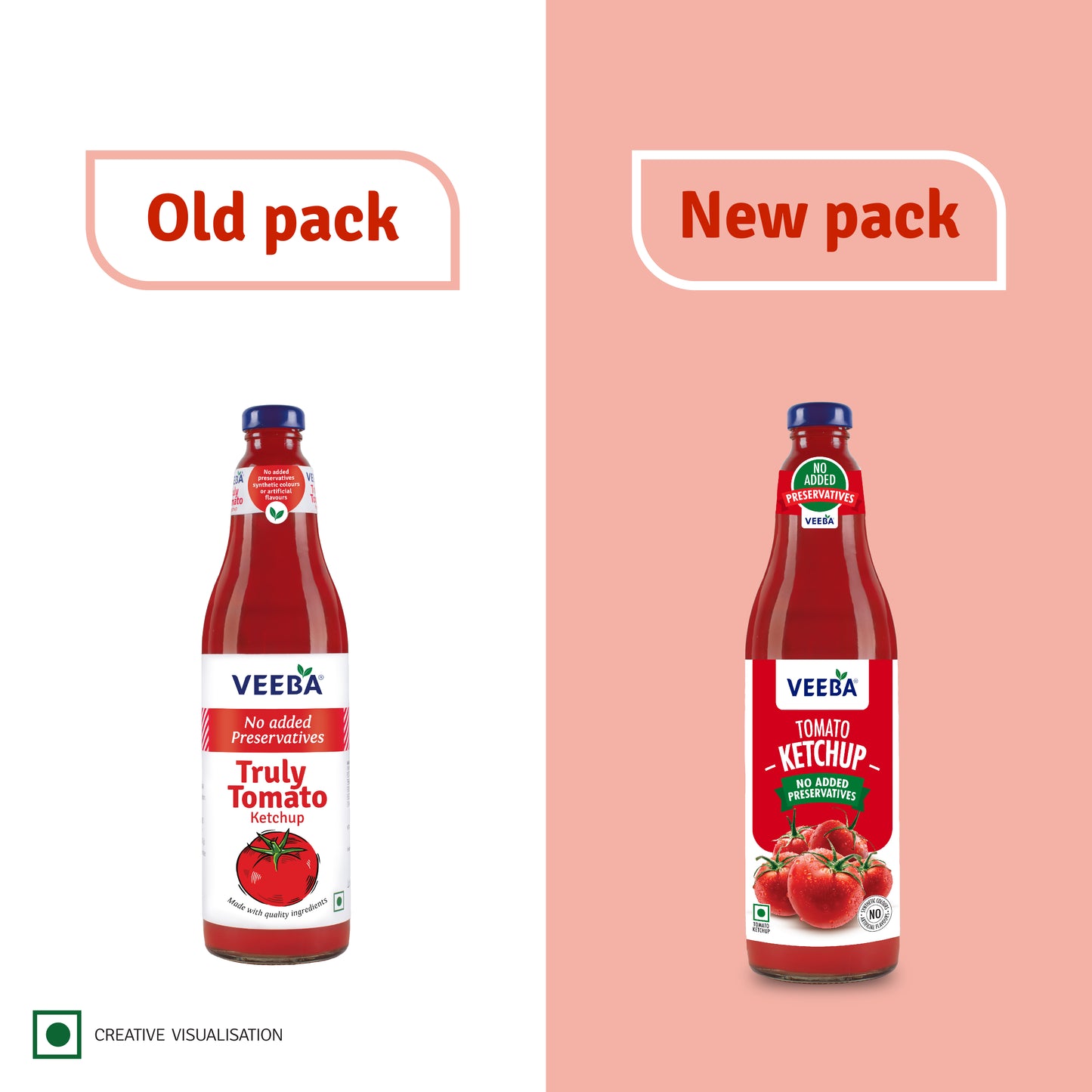 Veeba Tomato Ketchup No Added Preservatives (1KG)