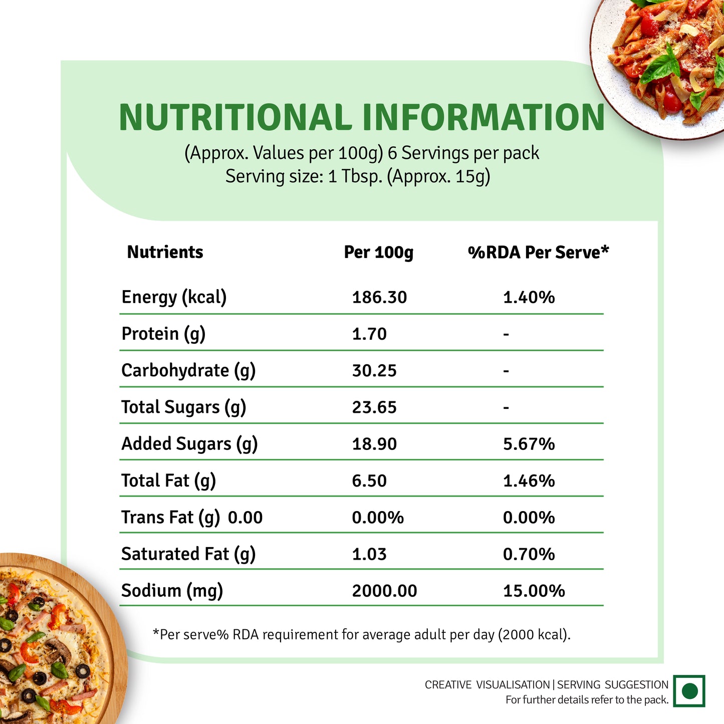 Pasta & Pizza Sauce Herby Tomato (100G)