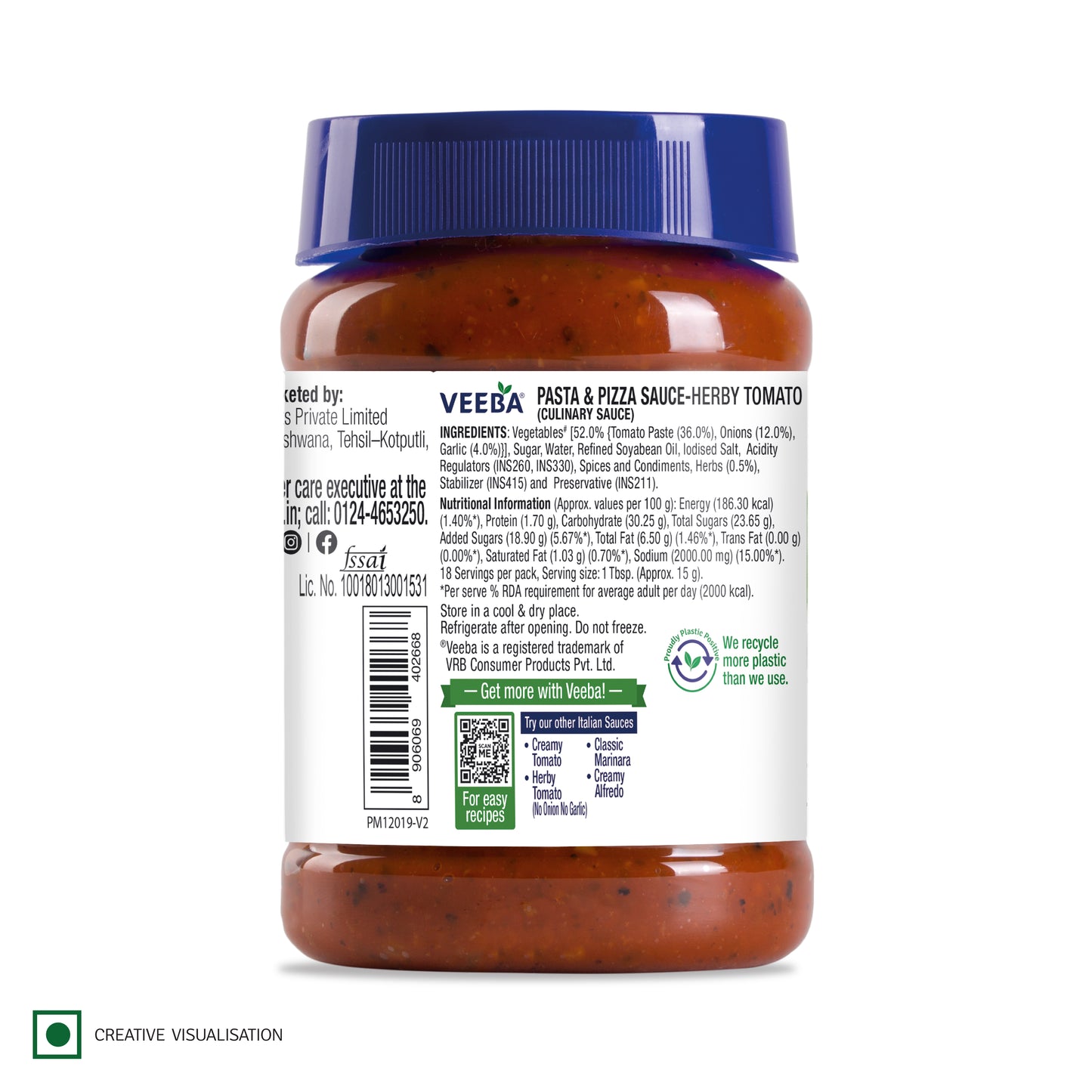 Pasta & Pizza Sauce Herby Tomato (280G)