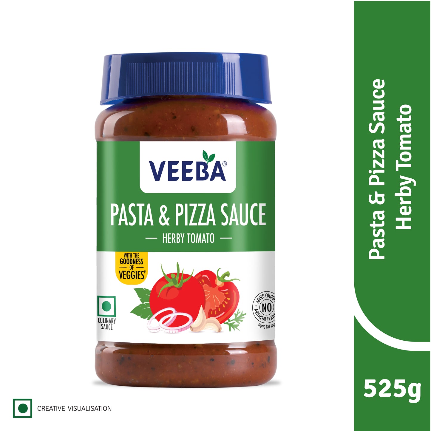 Veeba Pasta & Pizza Sauce Herby Tomato (525G)