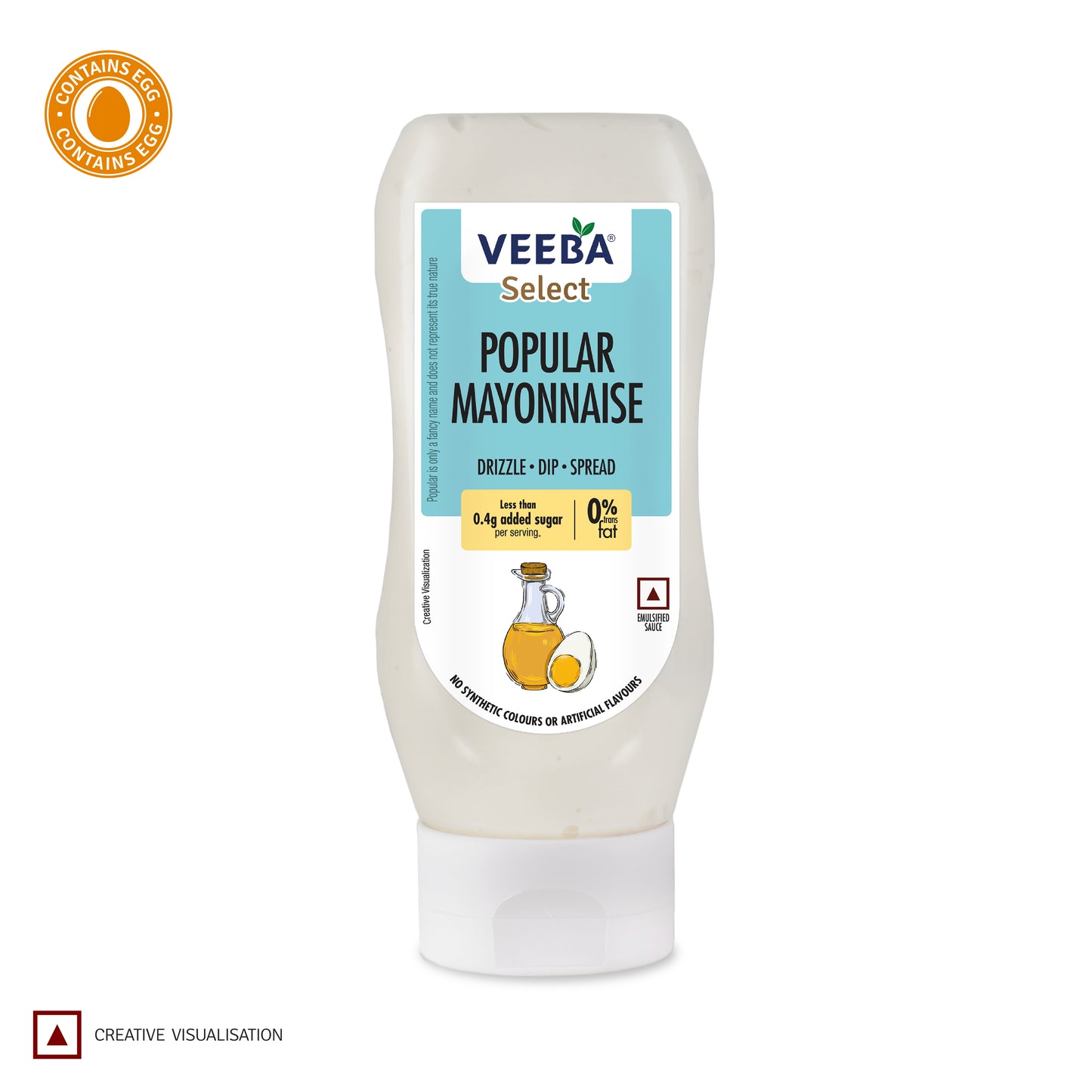 Veeba Popular Mayonnaise - Contains Egg (280G)