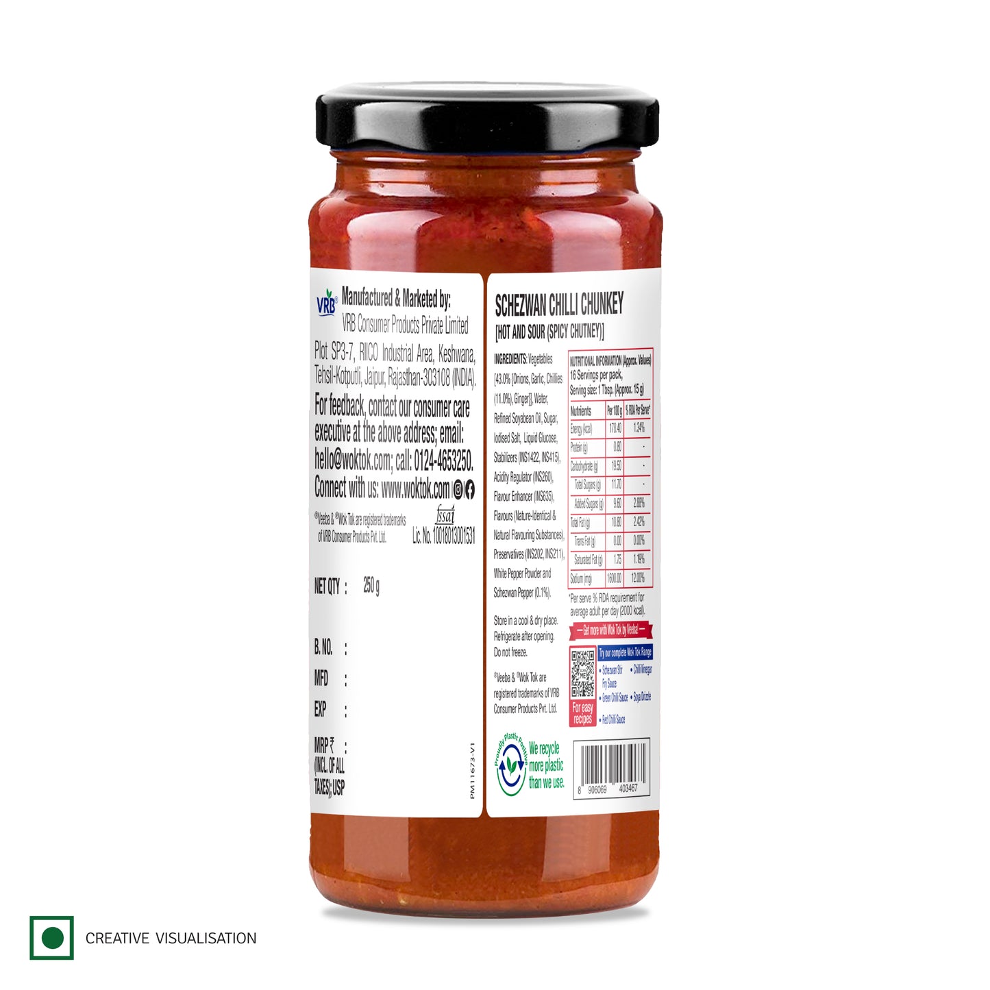 Schezwan Chilli Chunkey (250G)