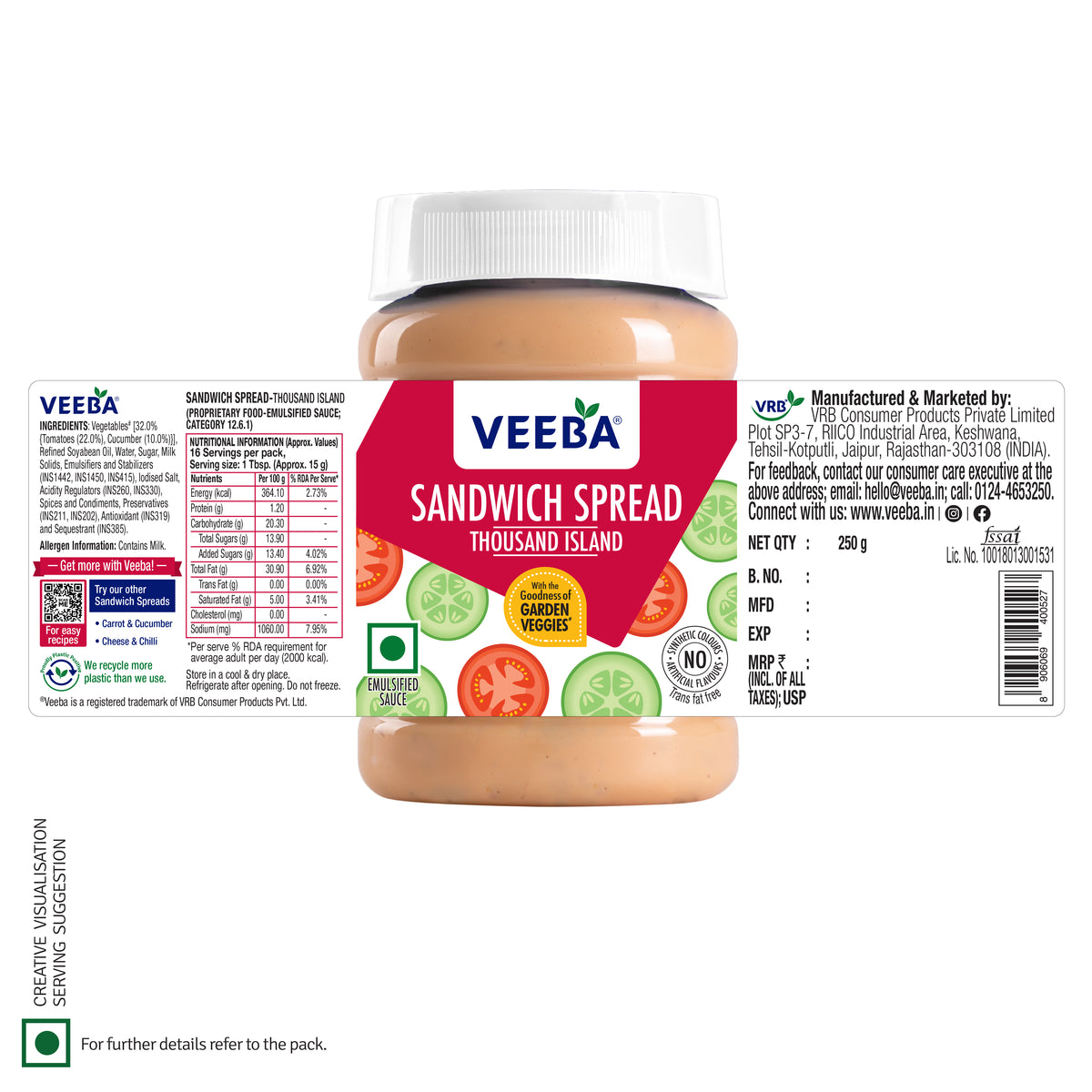 Sandwich Spread Thousand Island (250G)
