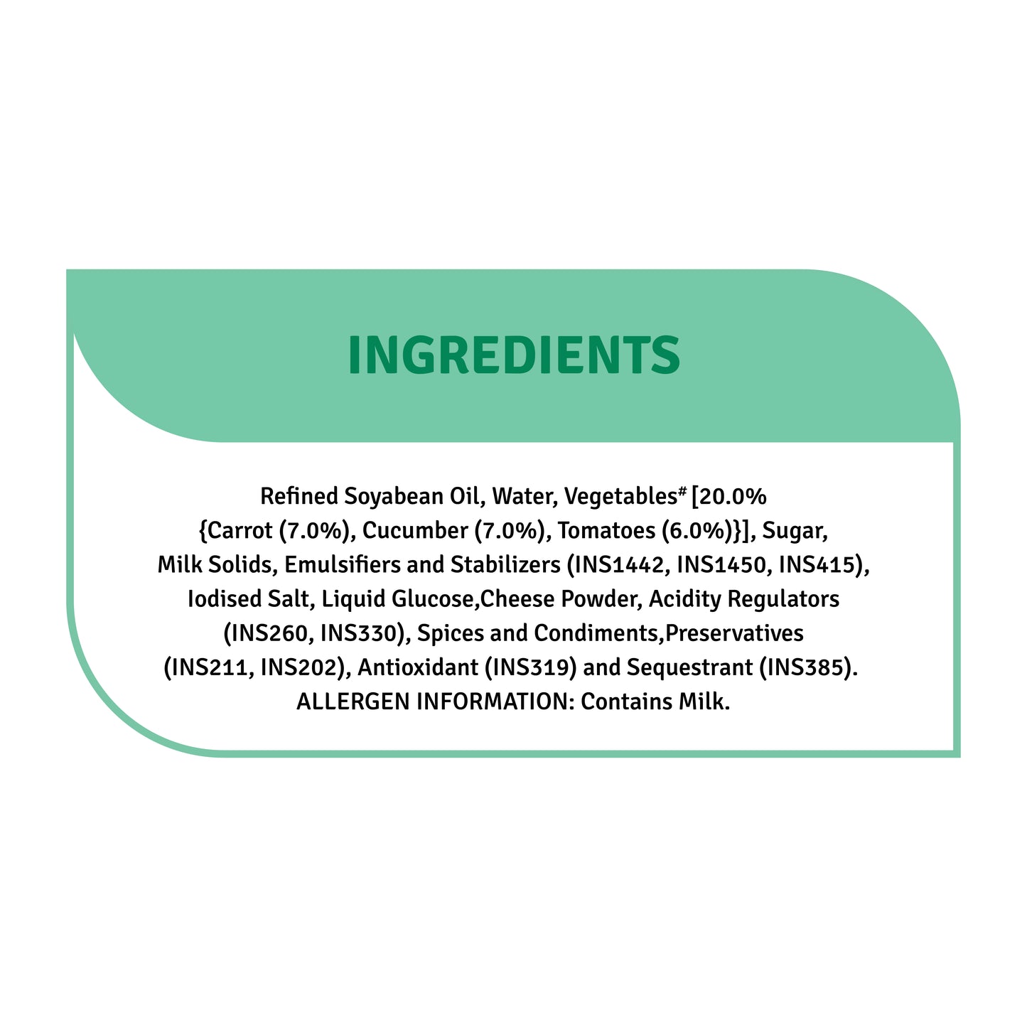Sandwich Spread Carrot & Cucumber (250G)