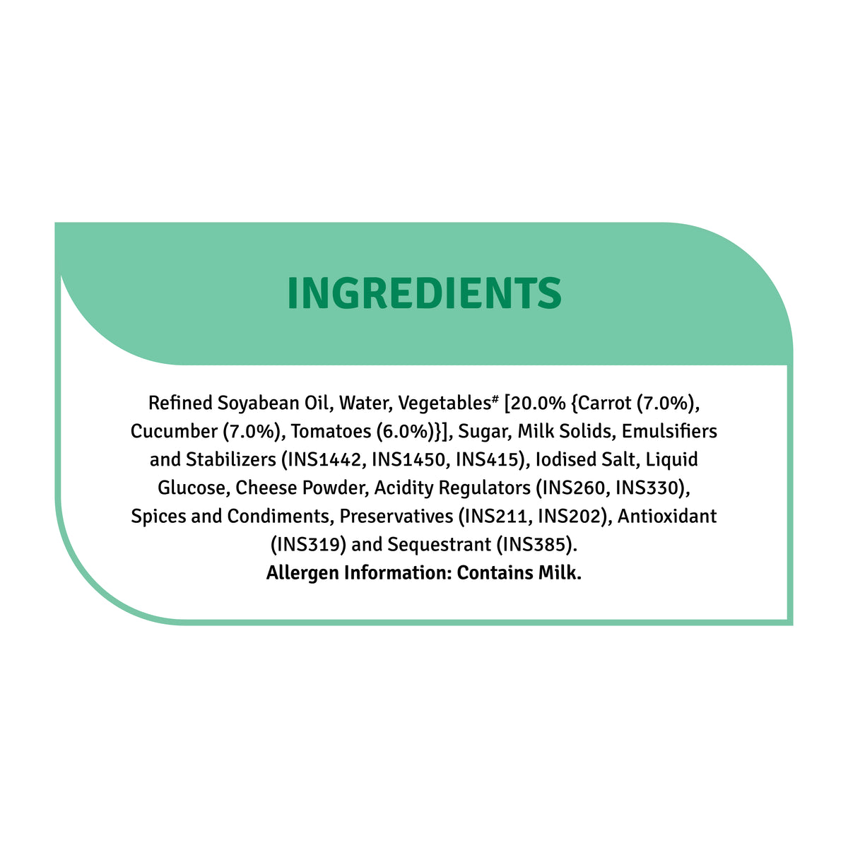 Sandwich Spread Carrot & Cucumber (250G)