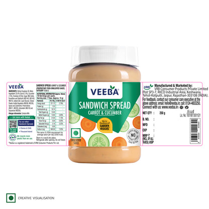 Sandwich Spread Carrot & Cucumber (250G)