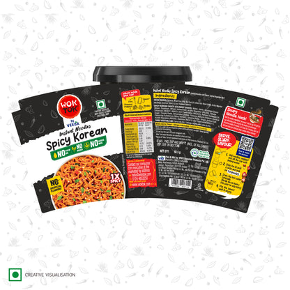 Instant Cup Noodles Spicy Korean