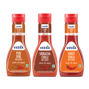 Peri Peri Hot Sauce (300g) | Sweet Chilli Hot Sauce (350g) | Siracha Chilli Hot Sauce (320g)