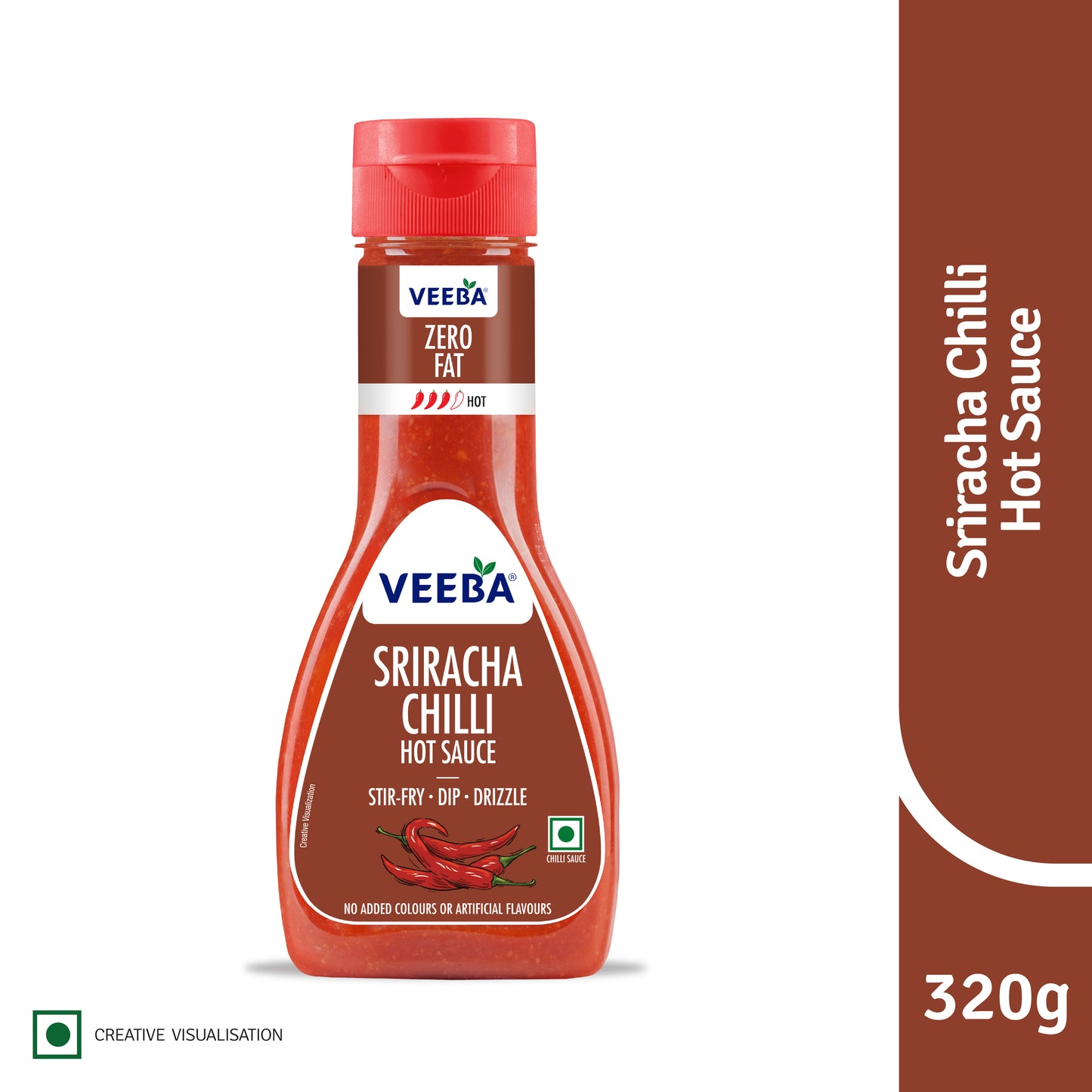 Veeba Sriracha Chilli Hot Sauce (320G)