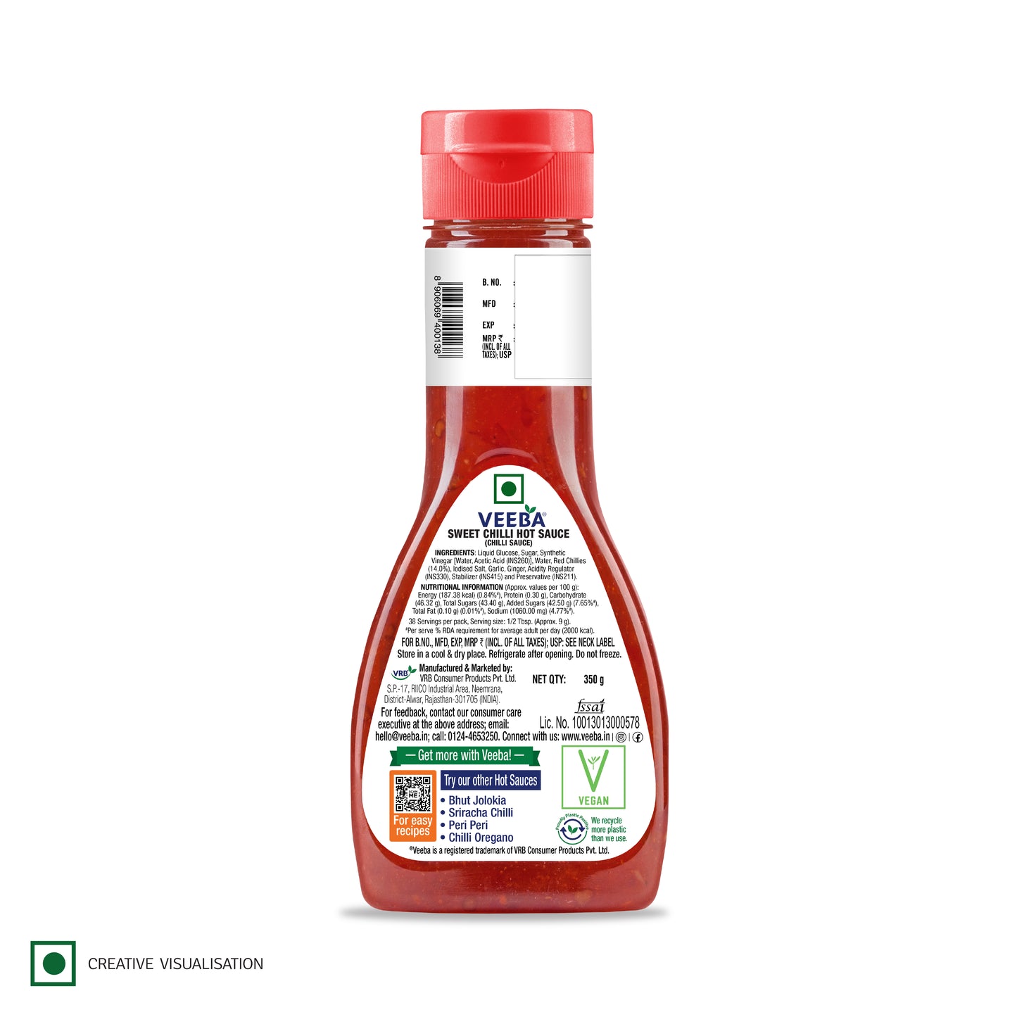 Sweet Chilli Hot Sauce (350G)