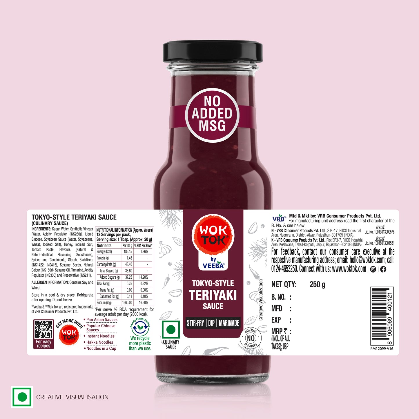 Tokyo-Style Teriyaki Sauce (250G)