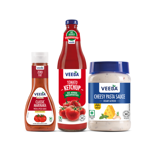 Classic Marinara (310g) | No Added Preservatives Tomato Ketchup (1kg) | Pizza & pasta Sauce - Creamy Alfredo (250g)