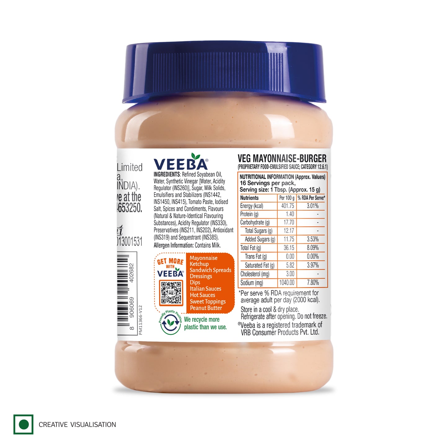 Veg Mayonnaise Burger (250G)