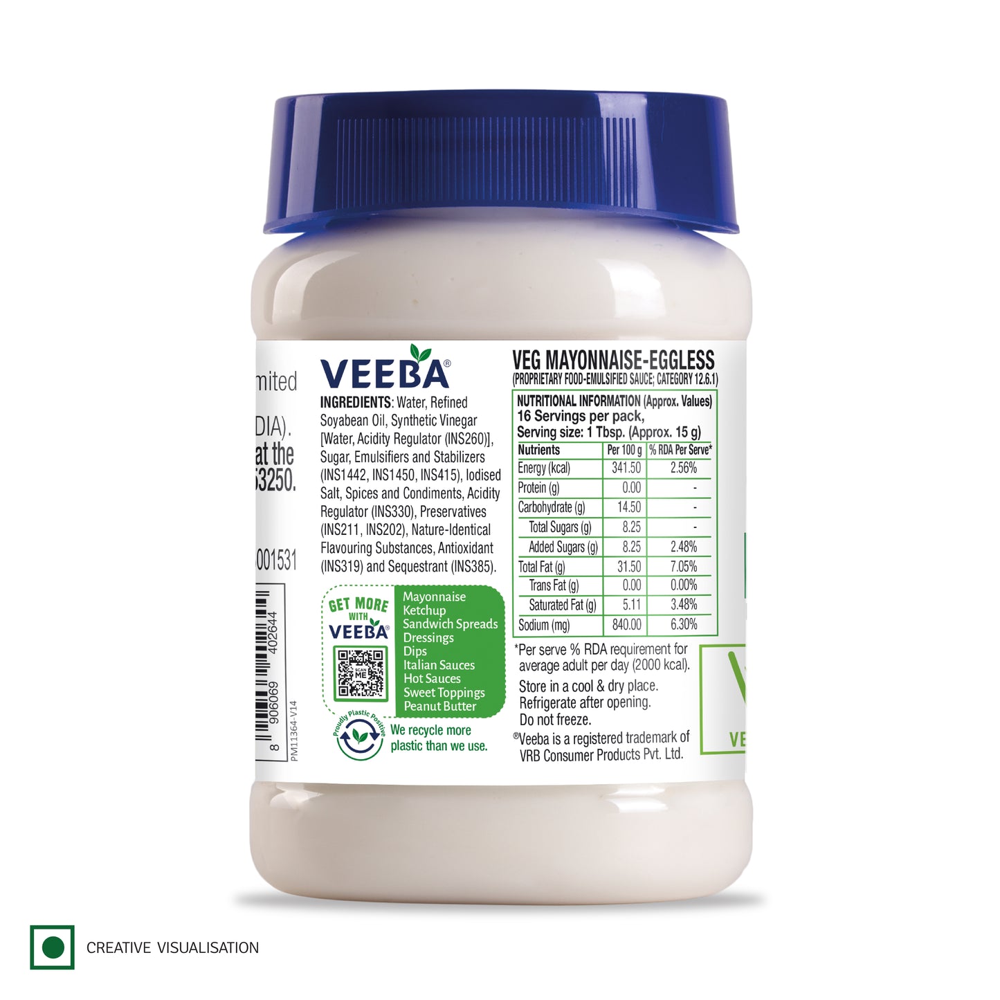 Veg Mayonnaise Eggless (250G)