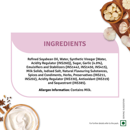Veg Mayonnaise Garlic (250G)
