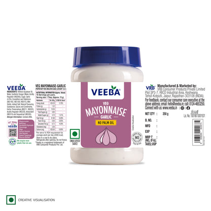 Veg Mayonnaise Garlic (250G)