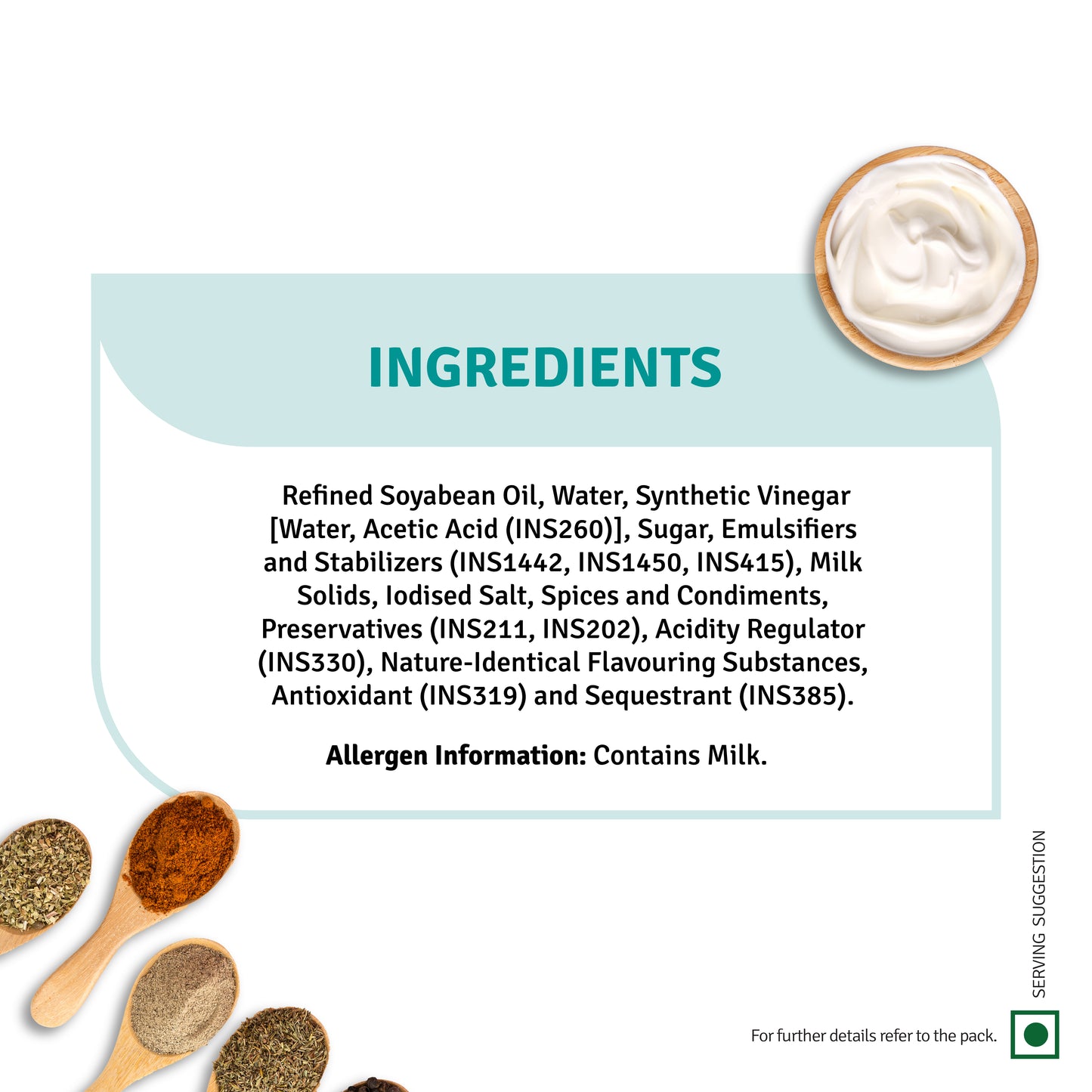 Veg Mayonnaise Smart (250G)