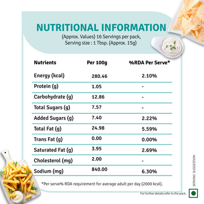 Veg Mayonnaise Smart (250G)