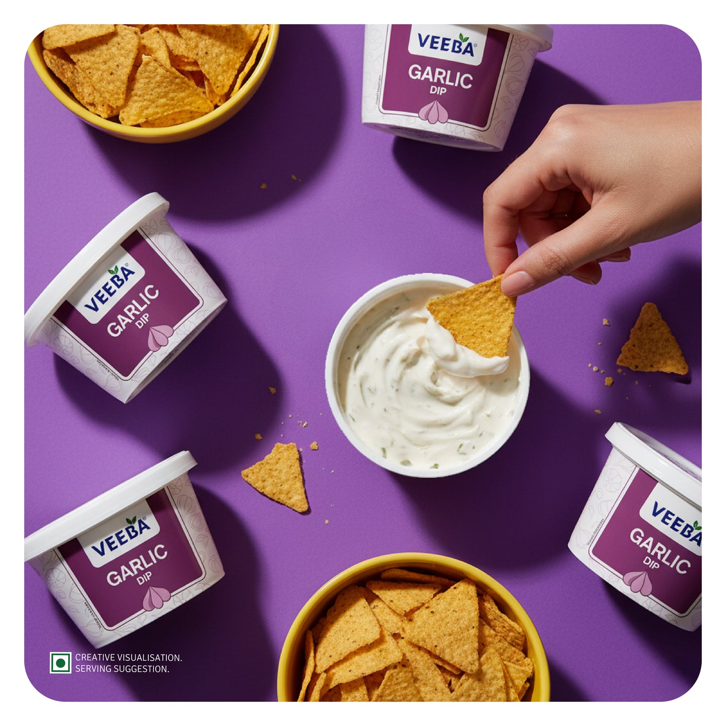 Veeba Garlic Dip 175G