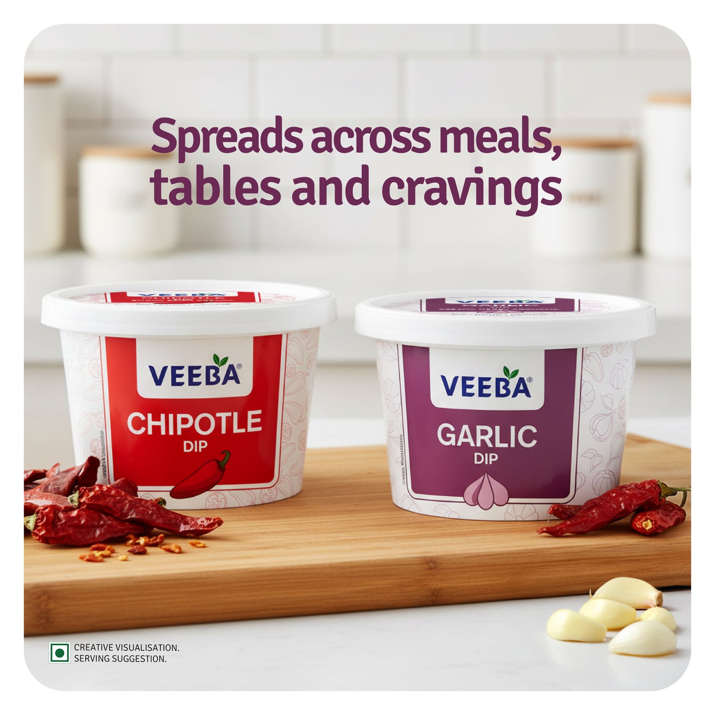 Veeba Garlic Dip 175G