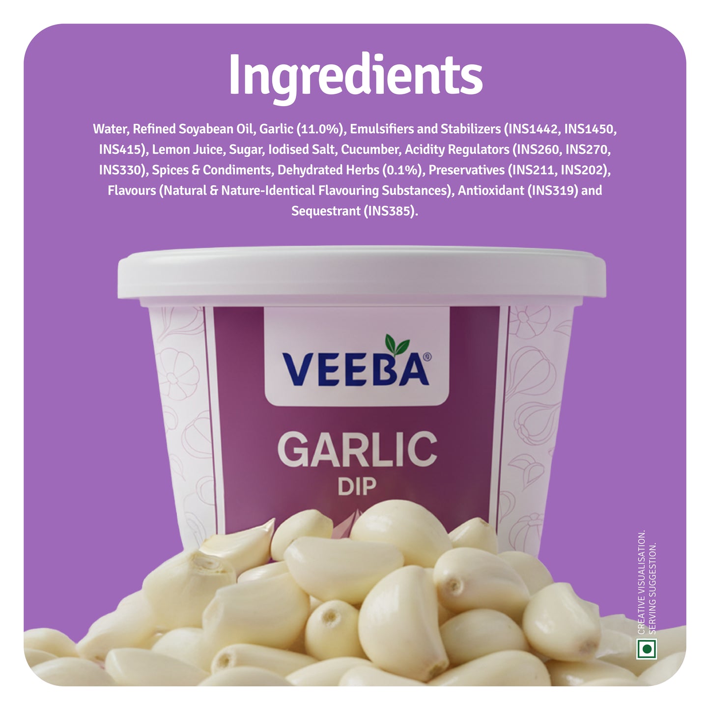 Veeba Garlic Dip 175G