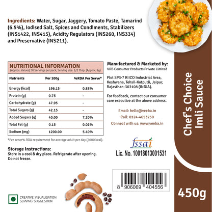 Imli Sauce (450g) | Tomato Ketchup Chef's Choice (900g) | Cheese Melt Cheddar (200g) | Cheese and Jalapeno Dip (300g)