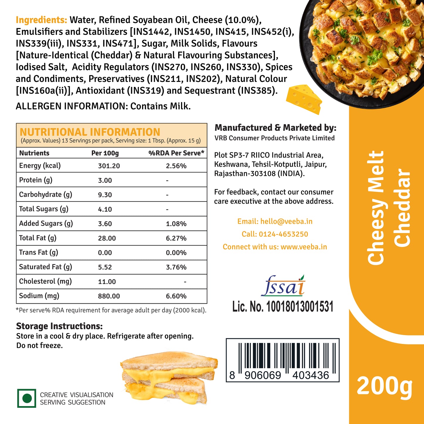 Imli Sauce (450g) | Tomato Ketchup Chef's Choice (900g) | Cheese Melt Cheddar (200g) | Cheese and Jalapeno Dip (300g)